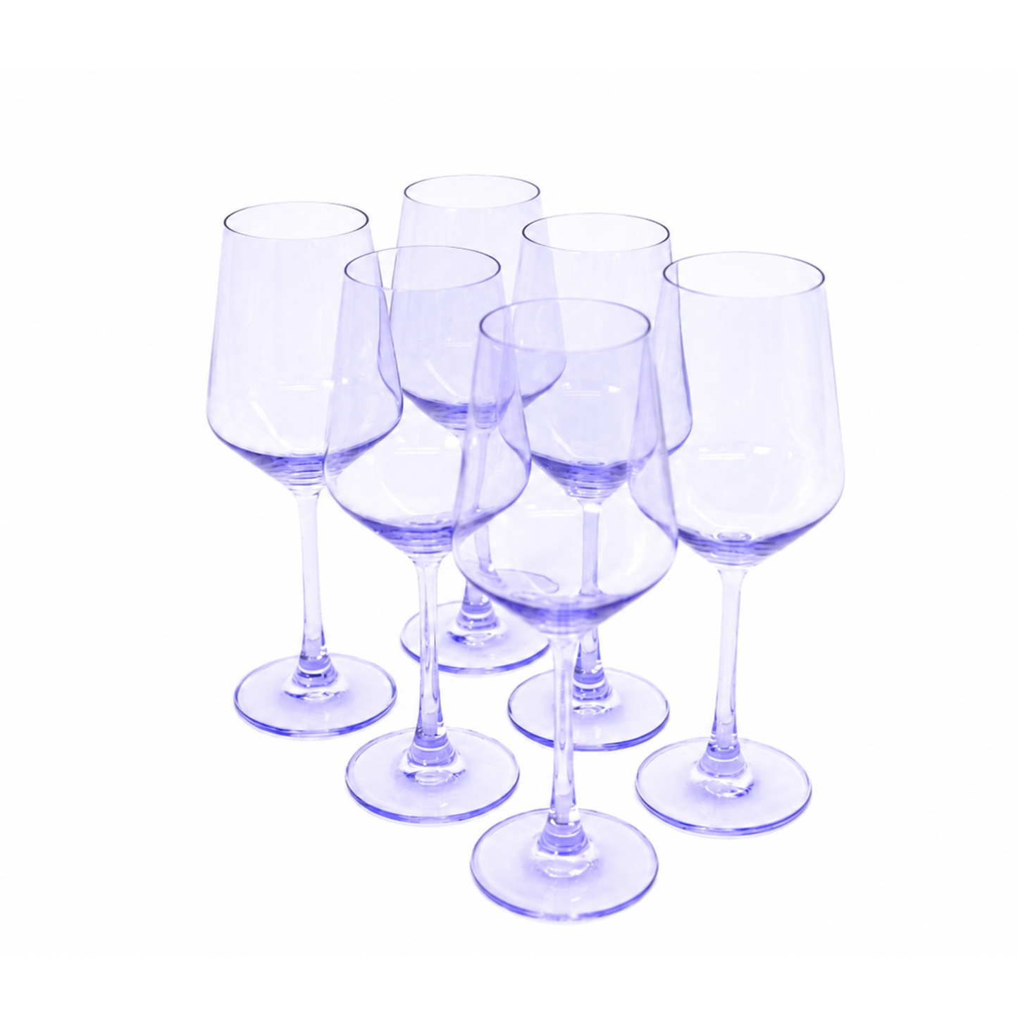 Lady Lavender - Colored Wine Glass