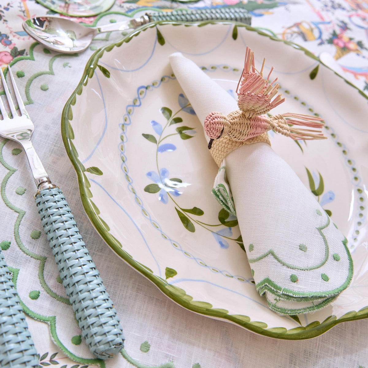 S/4 Birds Napkin Rings