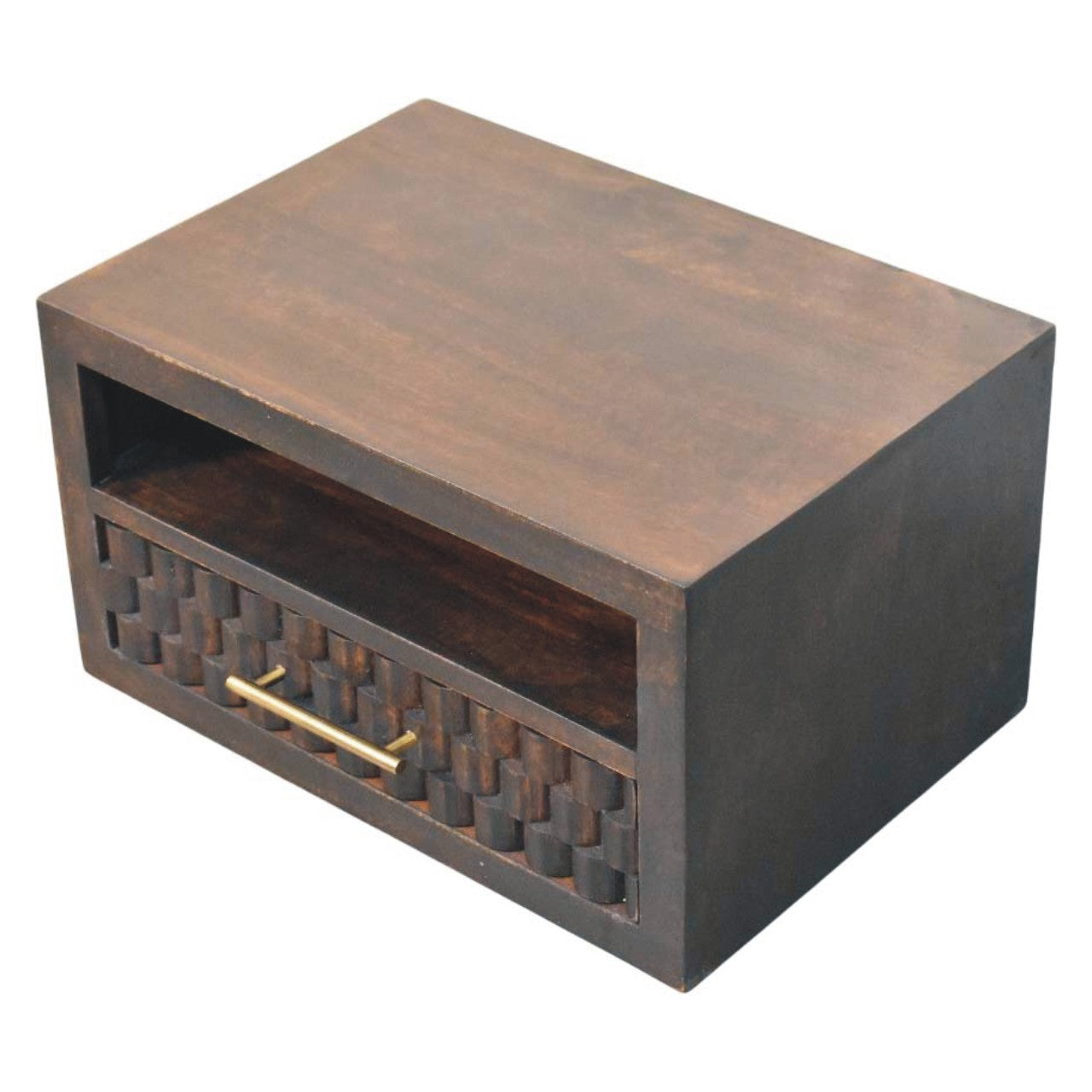 Solid Wood Arno Wall-Mounted Nightstand