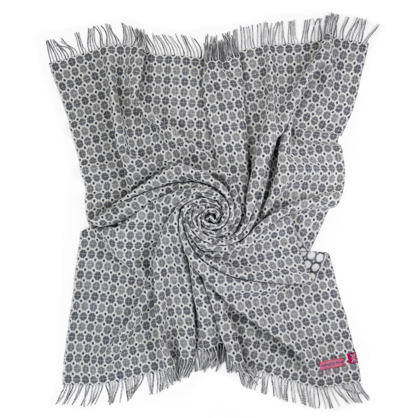 Southampton Home Merino Wool Medallion (Grey)