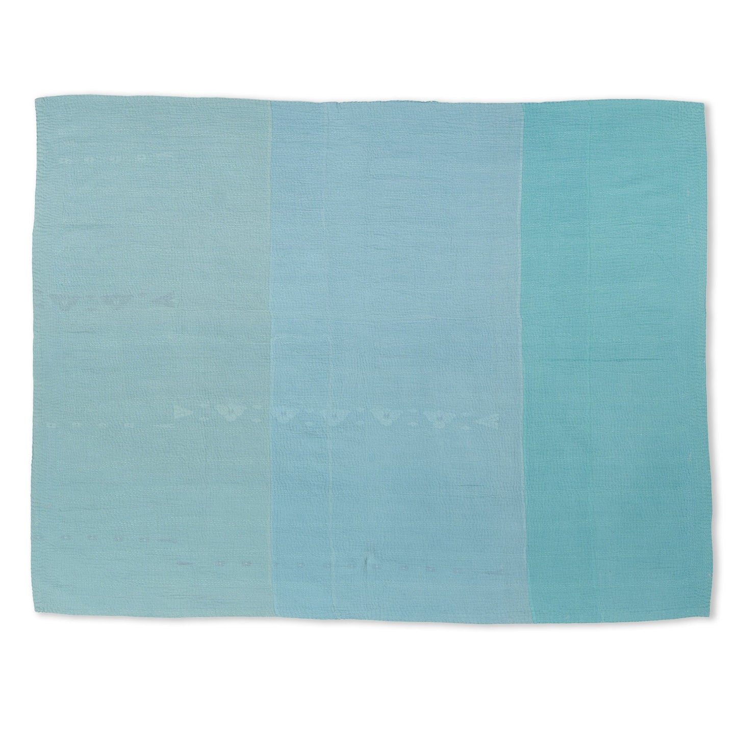 Night Sky Fray Patch Kantha Throw