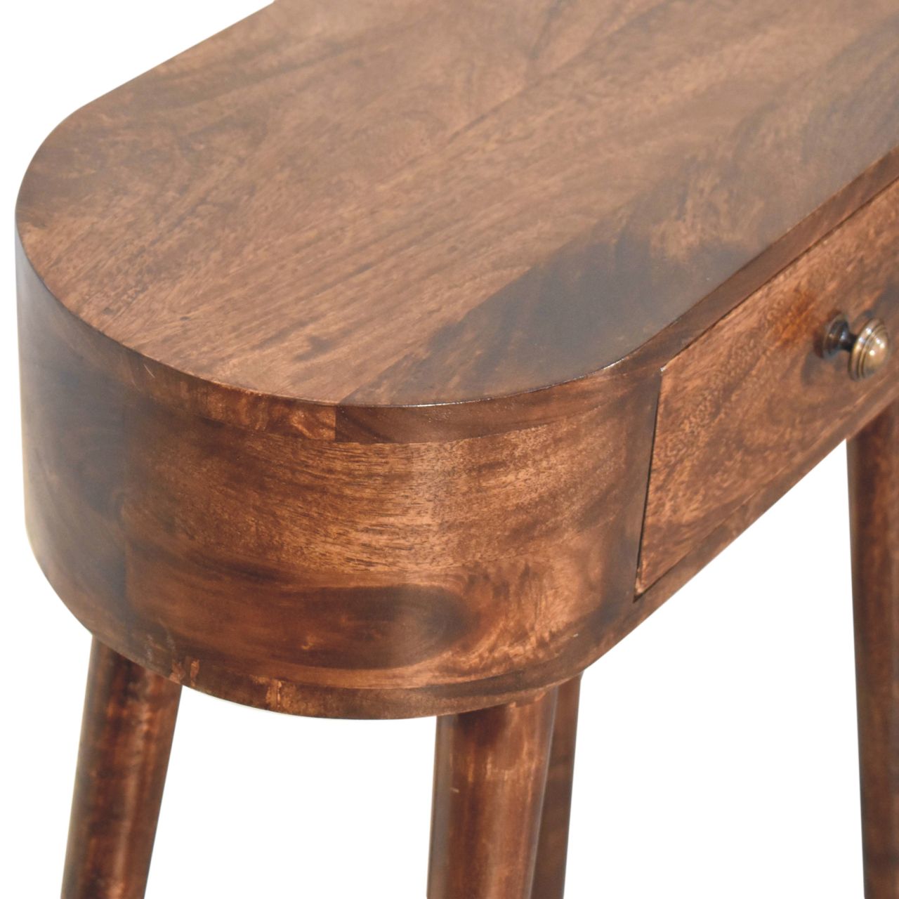 Solid Wood Mini Albion California Walnut Console