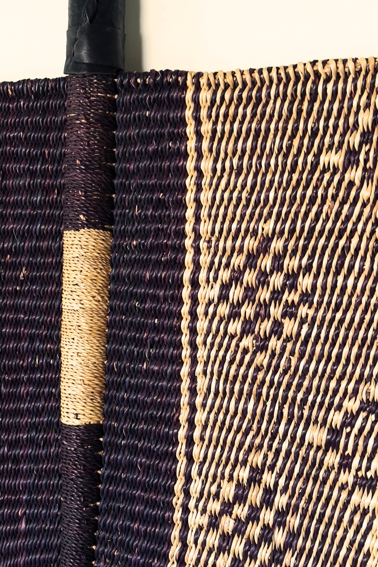 Large Fan in Natural & Black - Osadia Concept Store