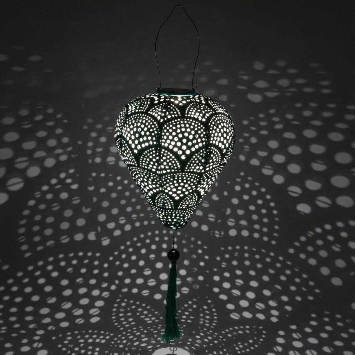 Soji Stella - Tassel Balloon - 10" Solar Lantern