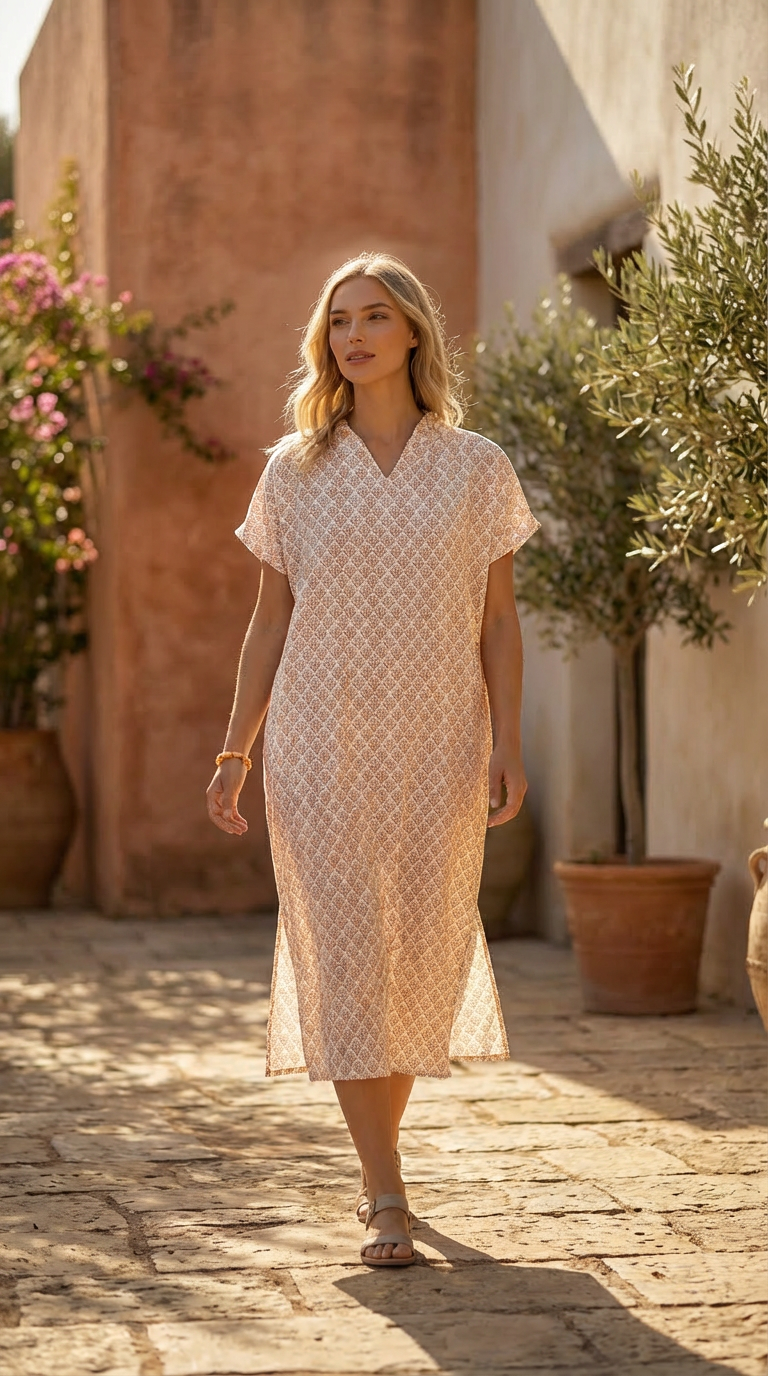 Scout Caftan - Sunflower in Desert Flower