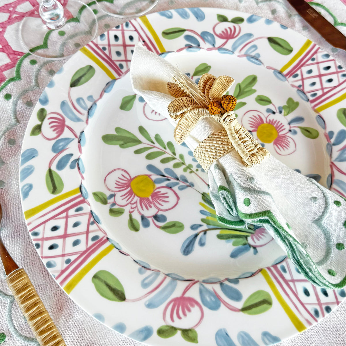 S/4 Palm Napkin Rings