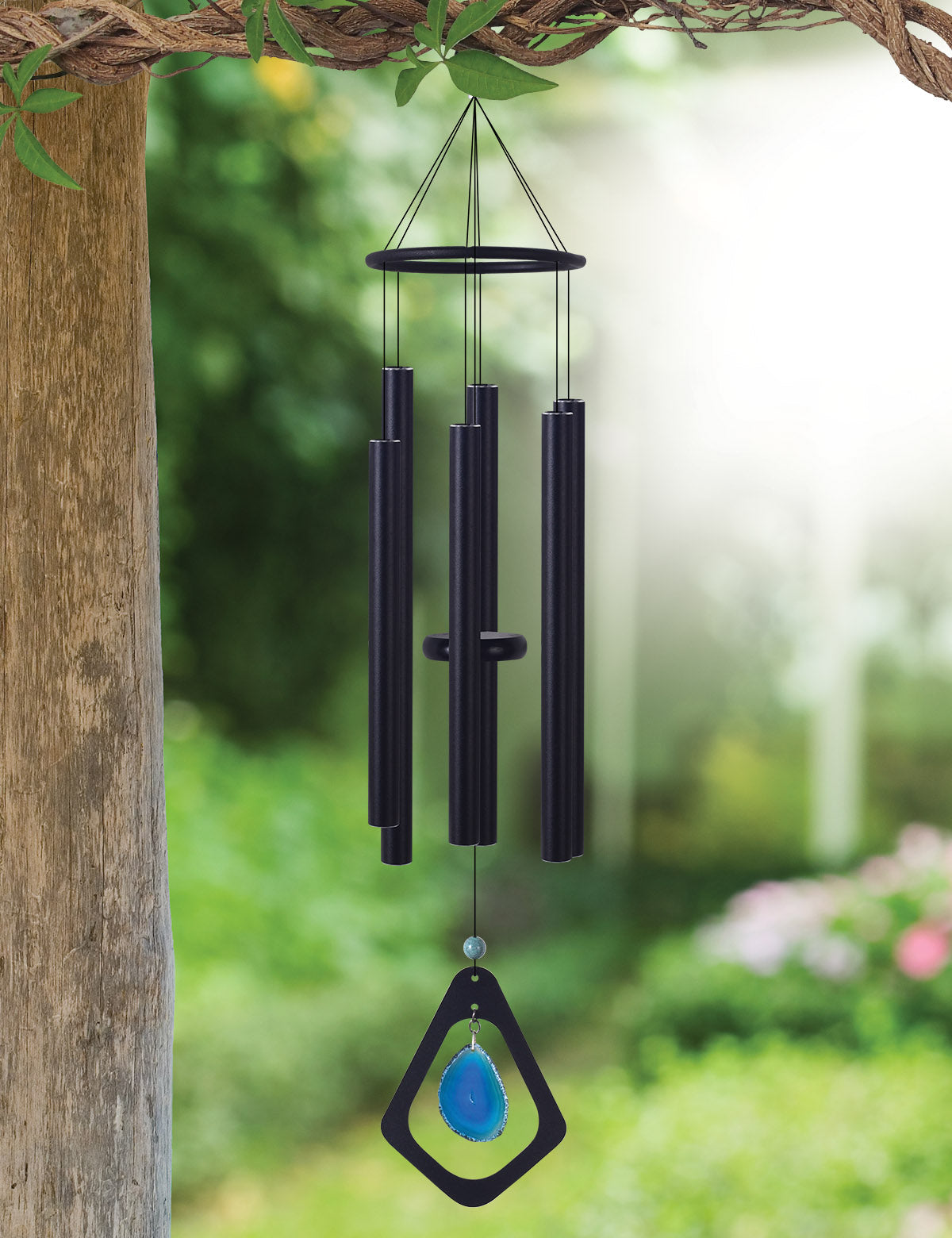 30 inch Blue Agate Wind Chime