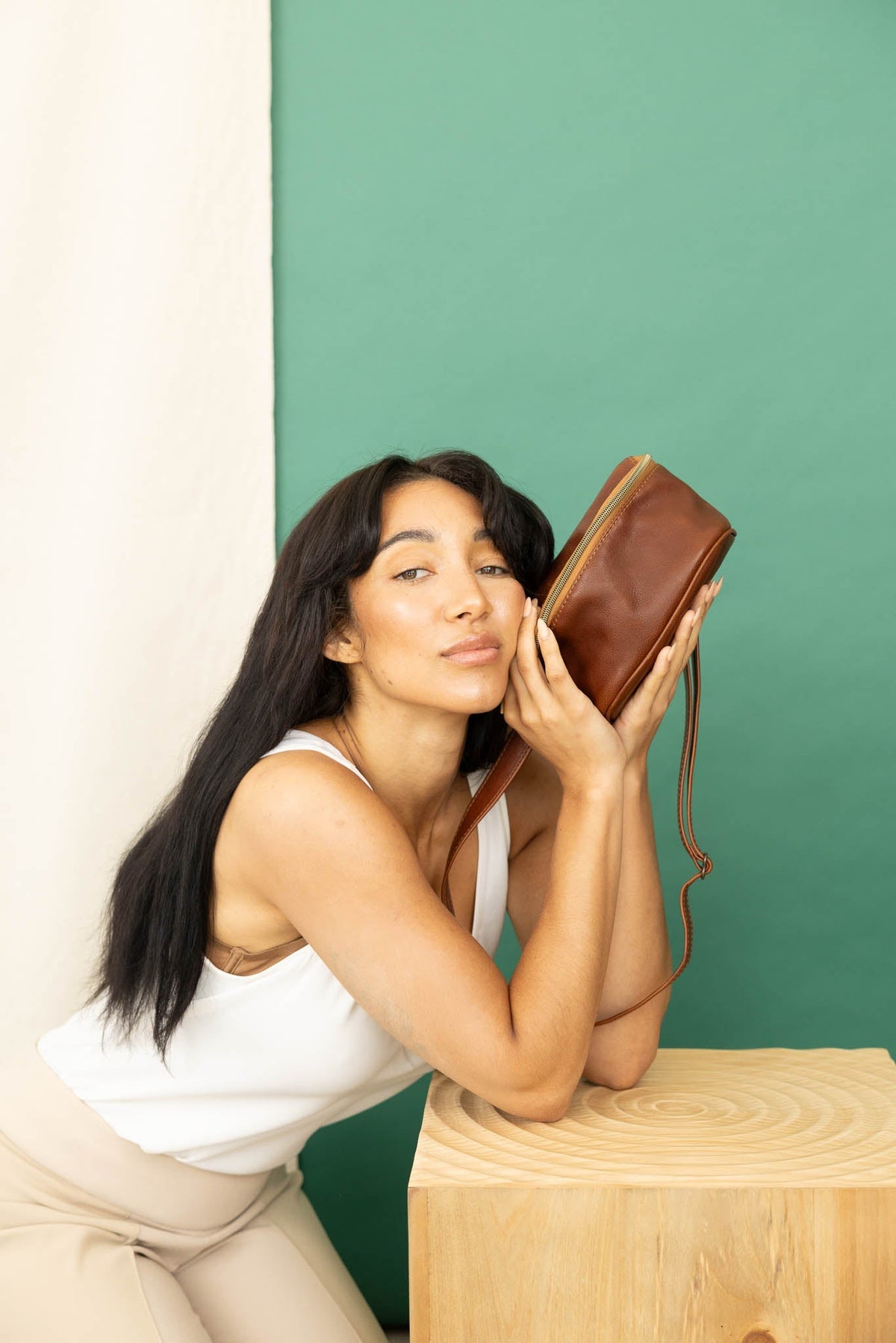 The Nomad Woven Leather Belt Bag