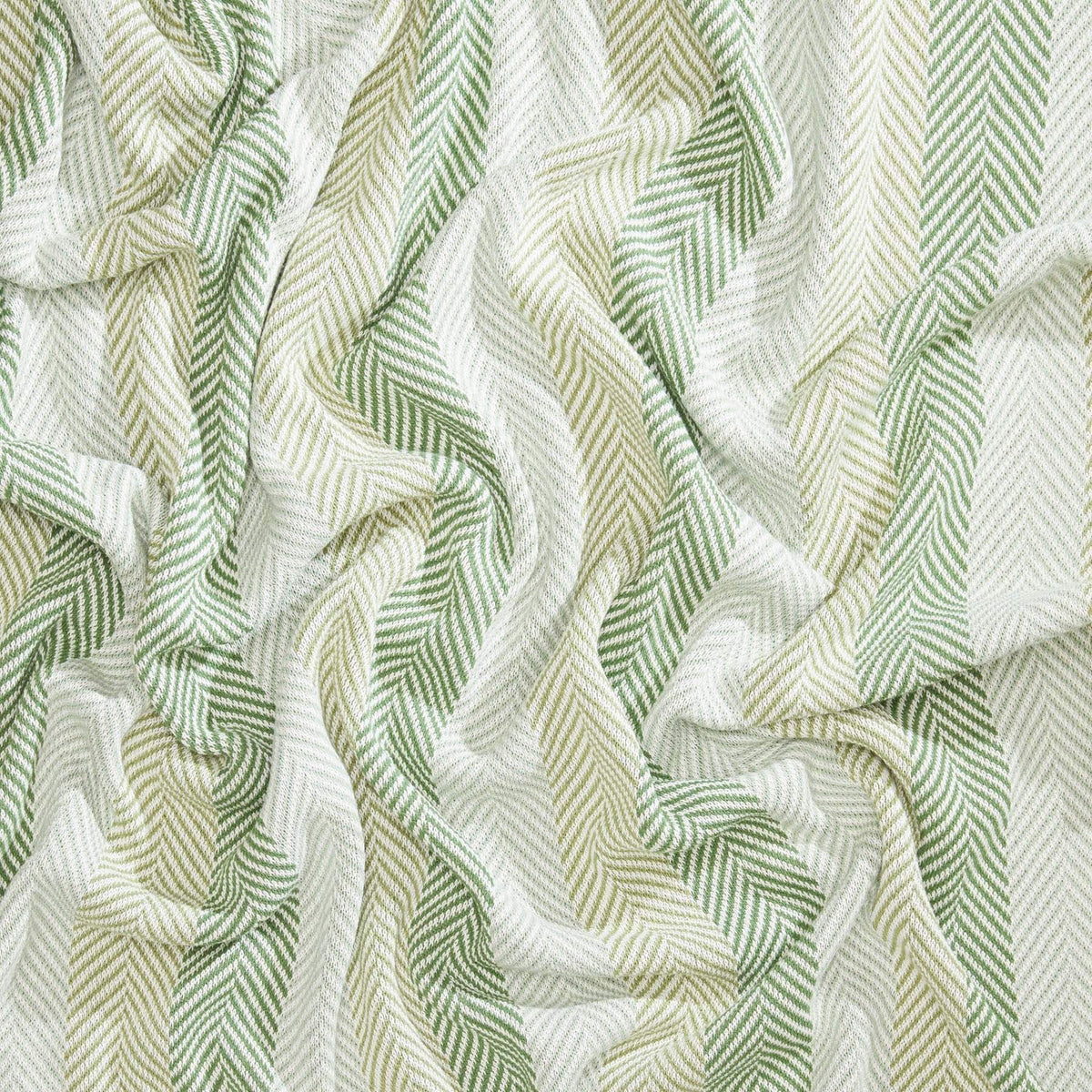 Herringbone Hues - Cotton Sustainable Knit Striped | Chevron Throw Blanket