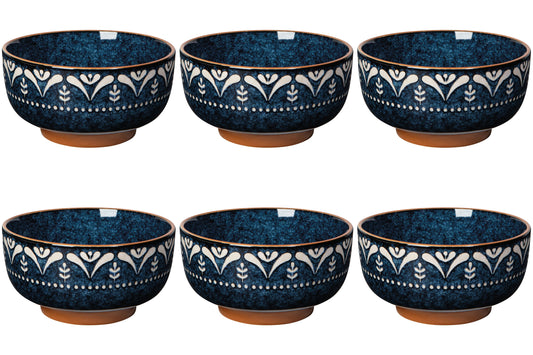 Set of 6 Nightbloom Soup Bowl 5.75 Inch