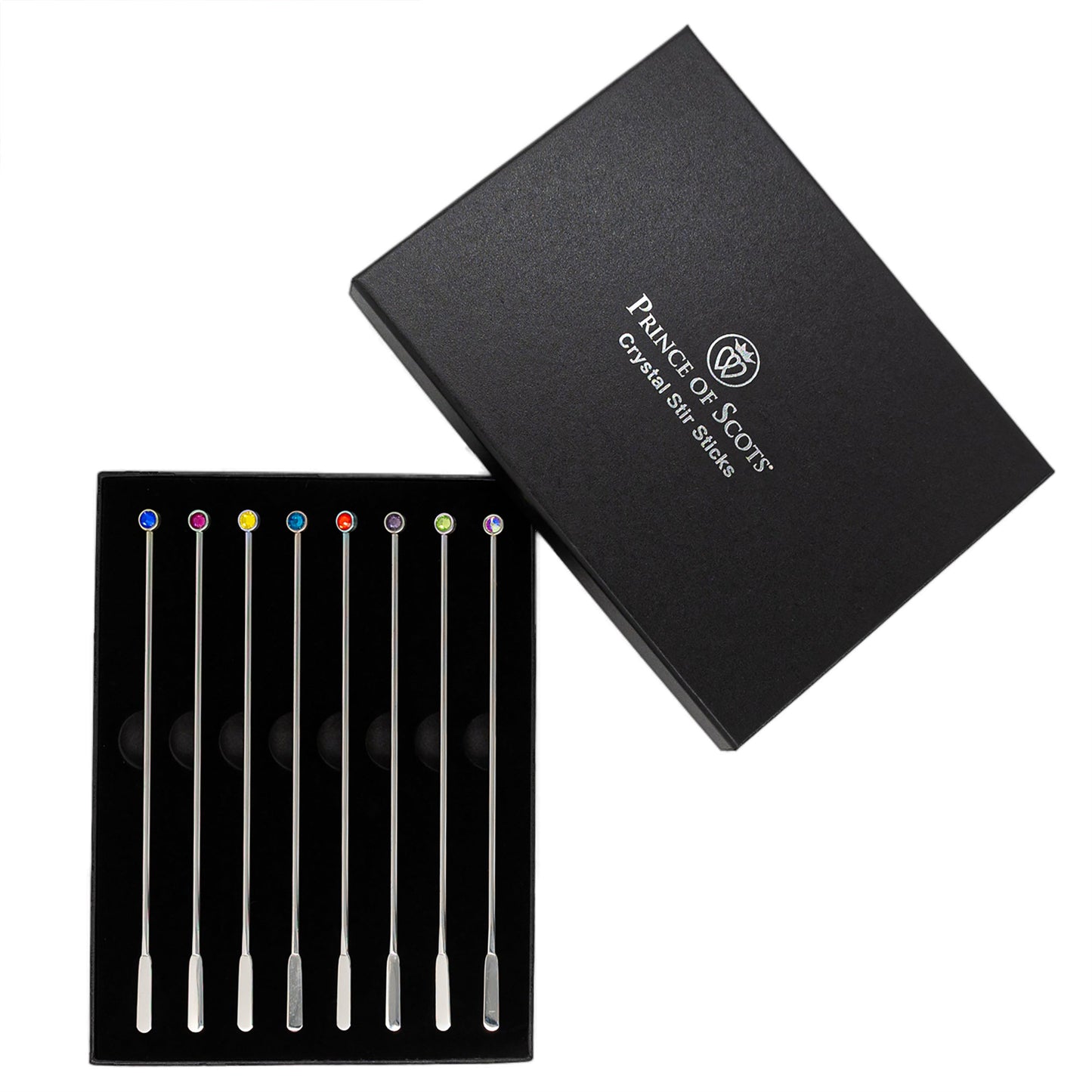 Bright Gem Crystal Cocktail Stir Sticks