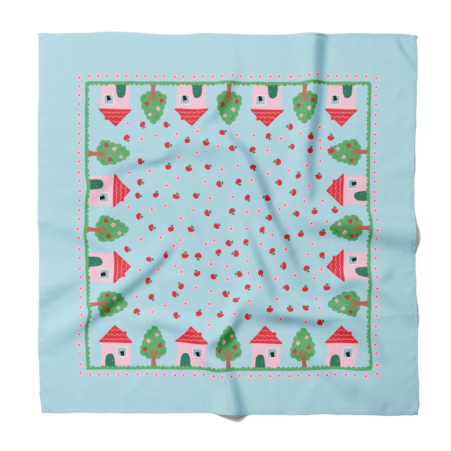 House Silk Medium Square Scarf