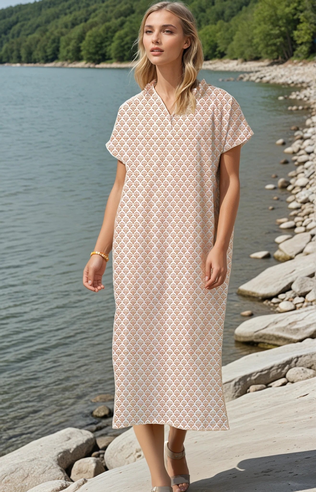 Scout Caftan - Sunflower in Desert Flower