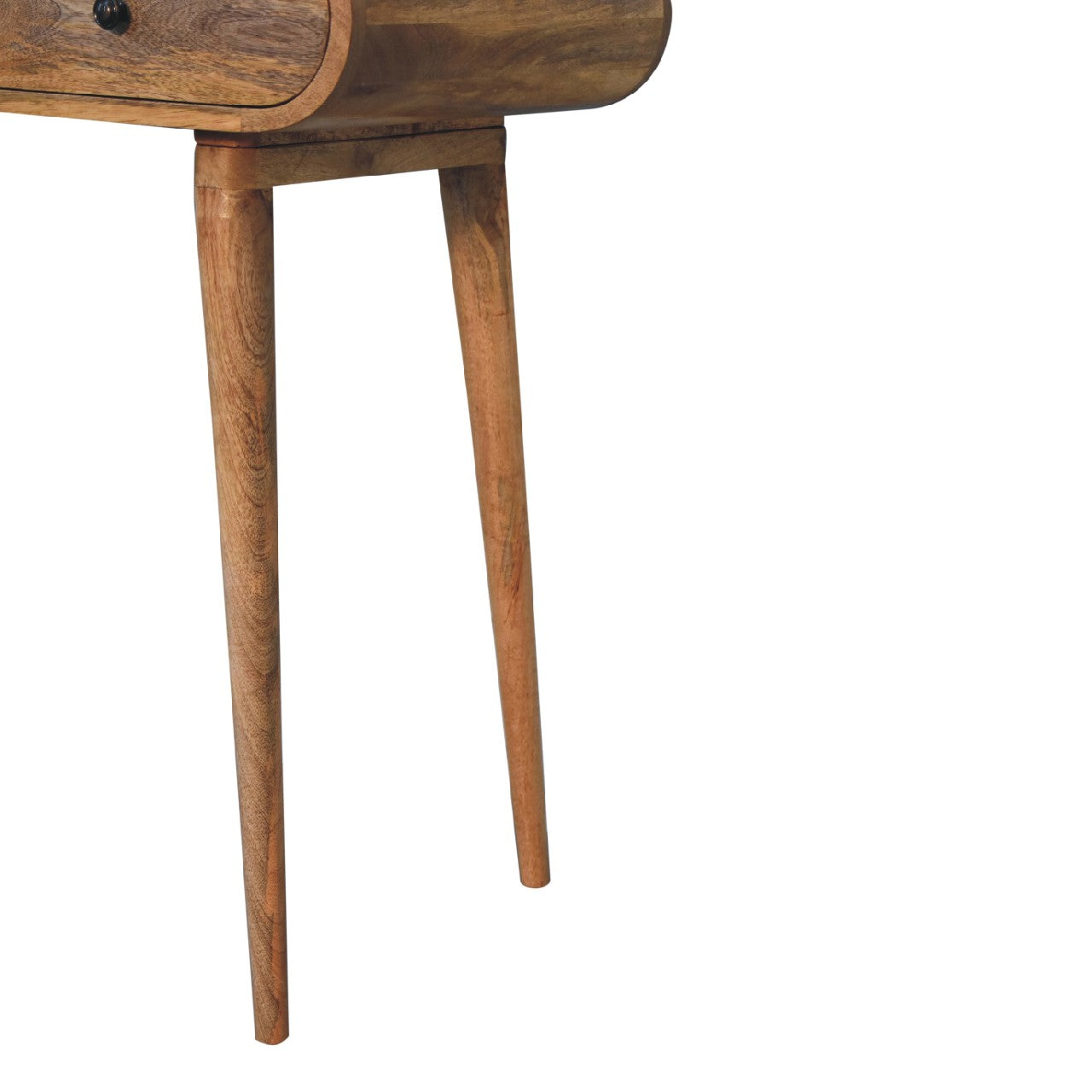 Solid Wood Curved Writing Desk