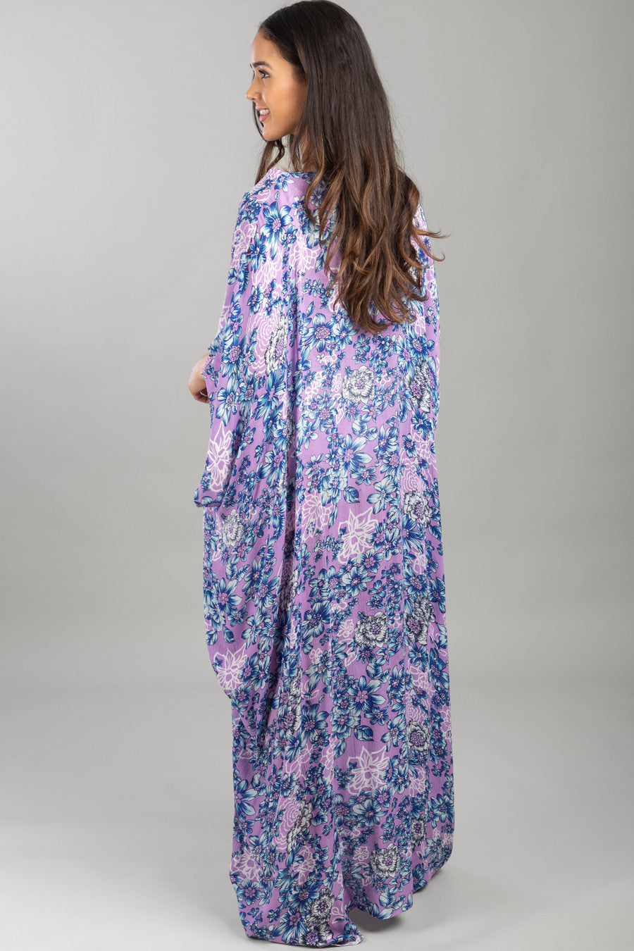 Floral Kaftan Maxi Dress