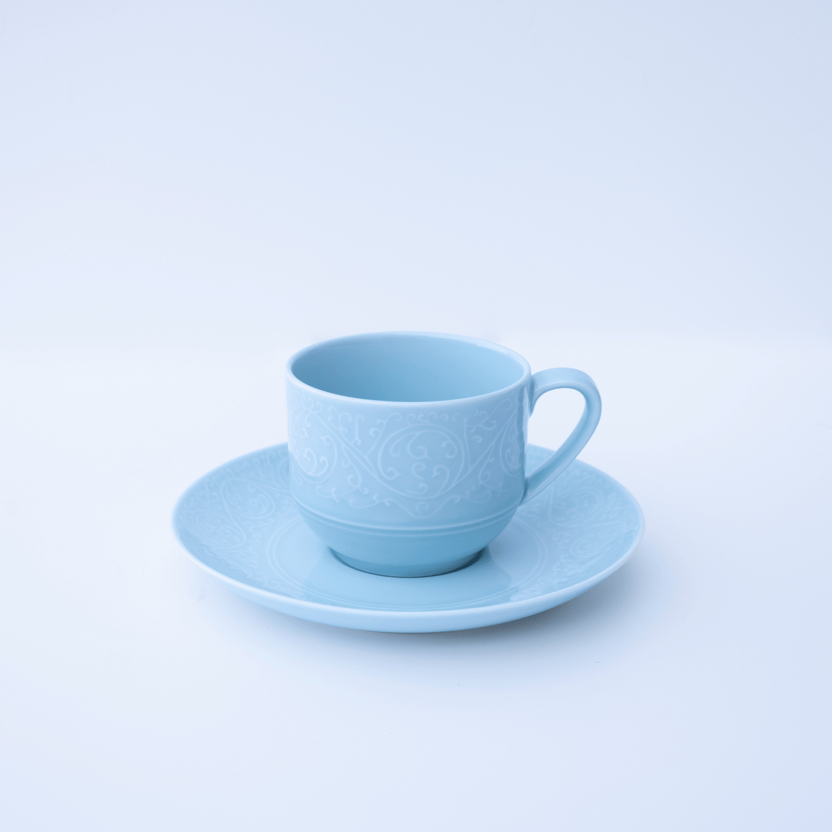 Lace Porcelain Teacups, Set of 6
