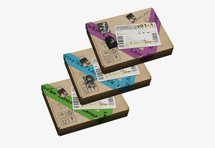 BTS V 1st Solo Album  - Layover (Open Box, No Photocards)