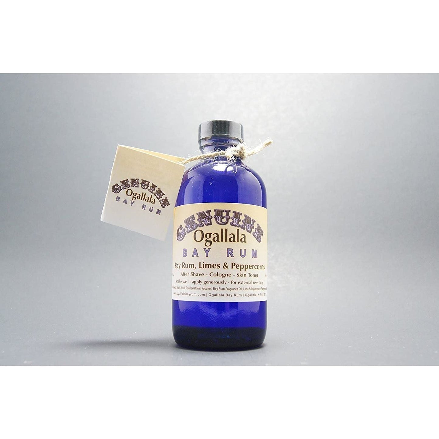 Ogallala Bay Rum, Limes & Peppercorns Pre Shave - After Shave - Skin Toner 8 Oz