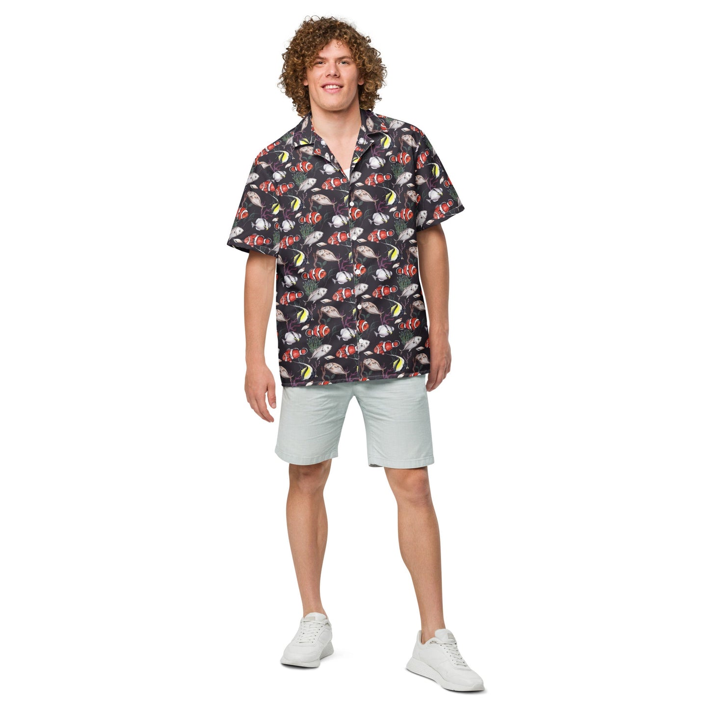 Murky Reef Tropical Saltwater Fish Hawaiian Shirt