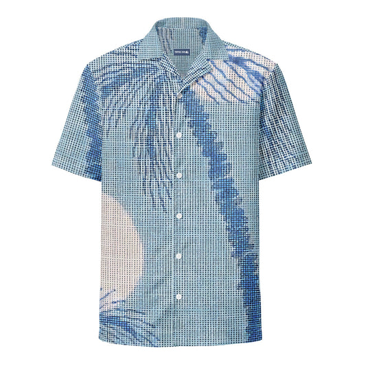 Dark Tide Breeze Hawaiian Shirt – Moisture-Wicking UPF50+ Summer Button Down
