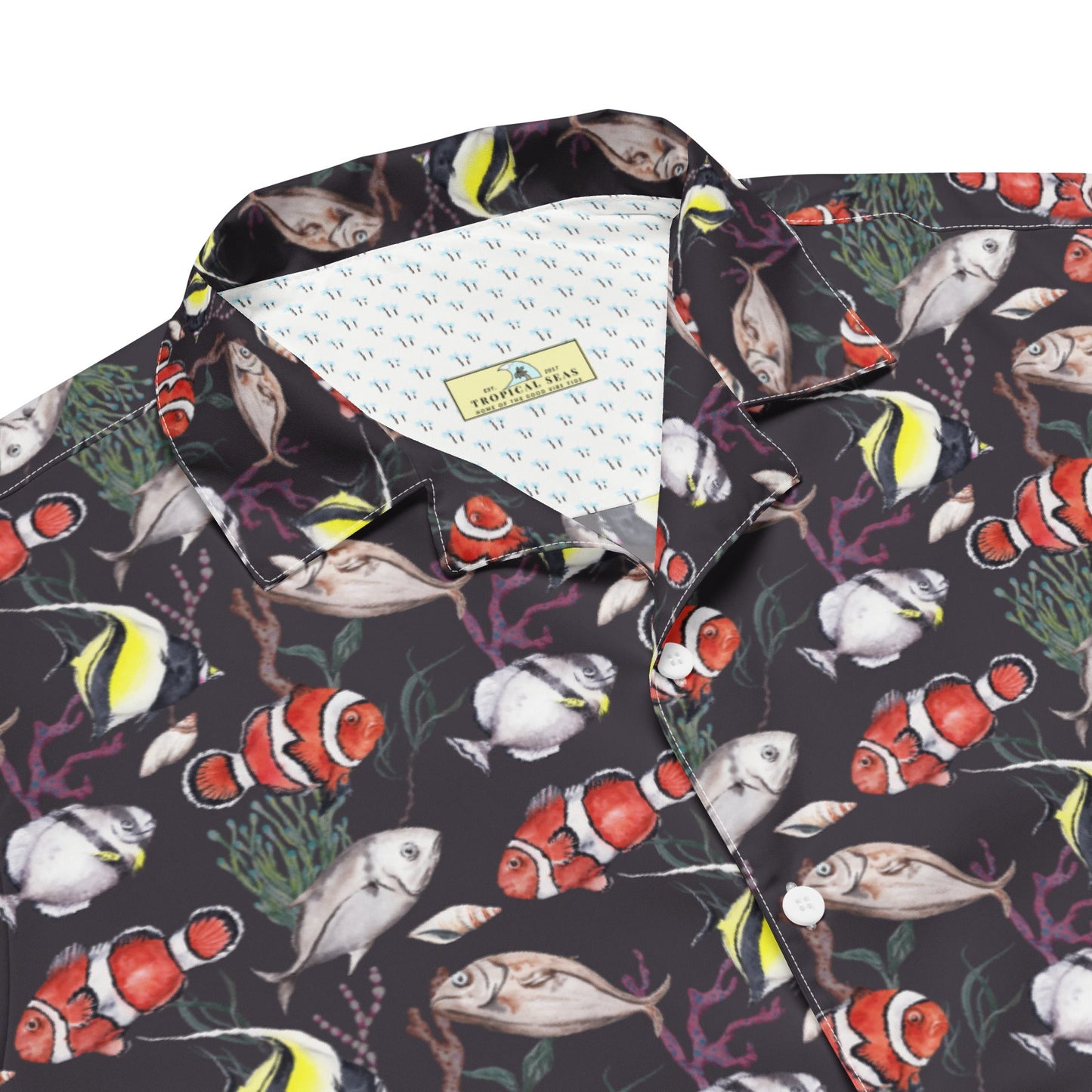 Murky Reef Tropical Saltwater Fish Hawaiian Shirt