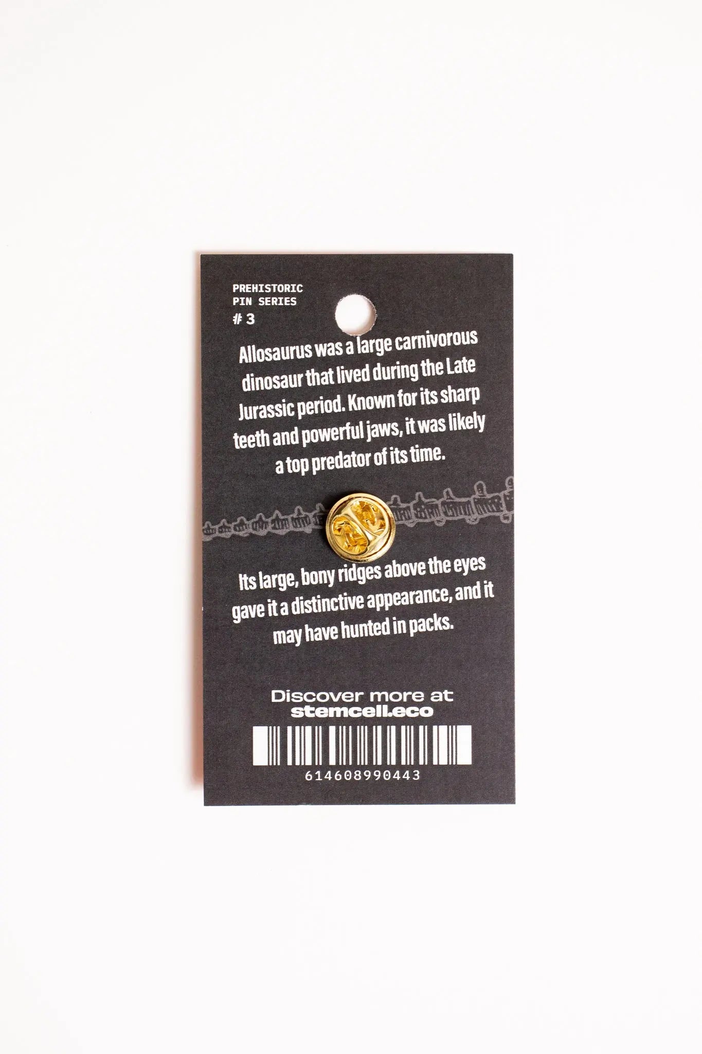 Allosaurus Enamel Pin (Allosaurus fragilis)