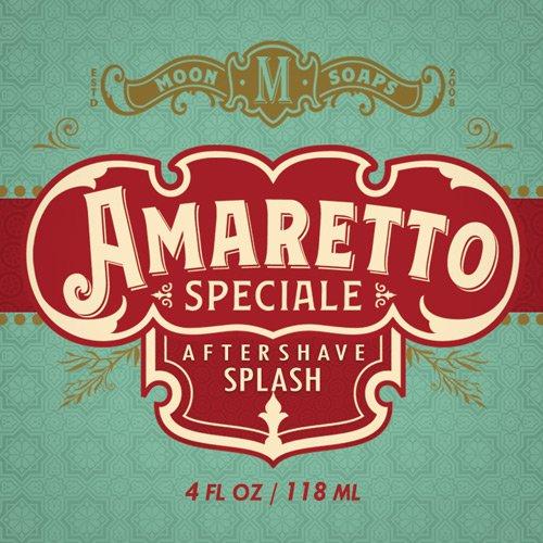 Moon Soaps Amaretto Speciale Aftershave Splash 4 Oz