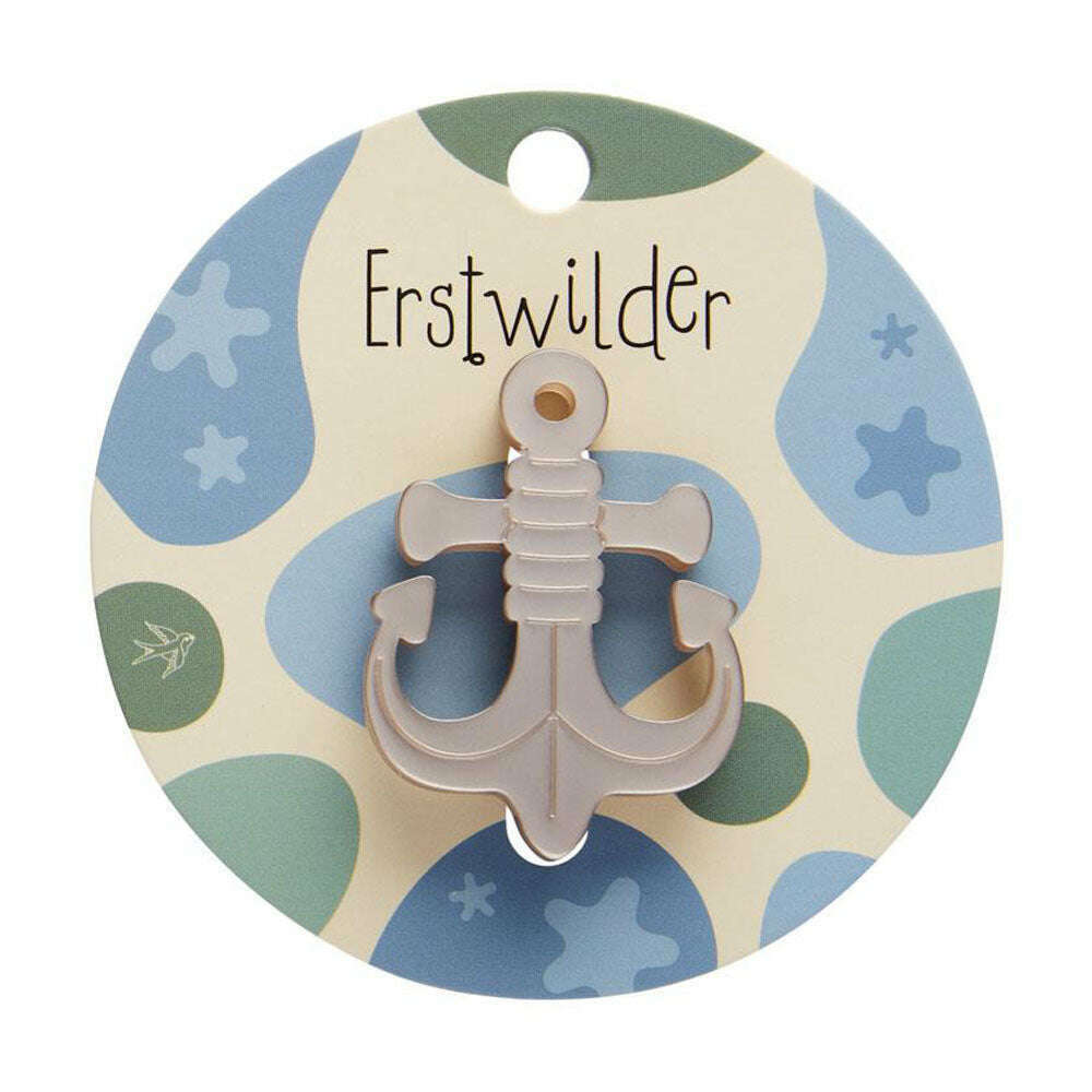 Anchor Simplified Mini Brooch by Erstwilder
