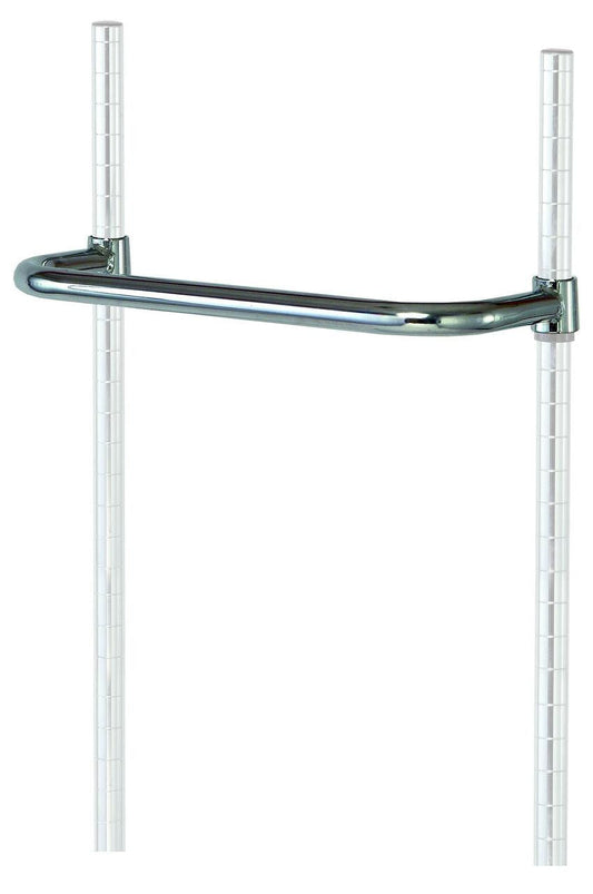 21-Inch Chrome Safety Push Handle for Wire Shelving Carts (10-Count)