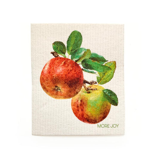 Apples Swedish Dishcloth |  Red & green