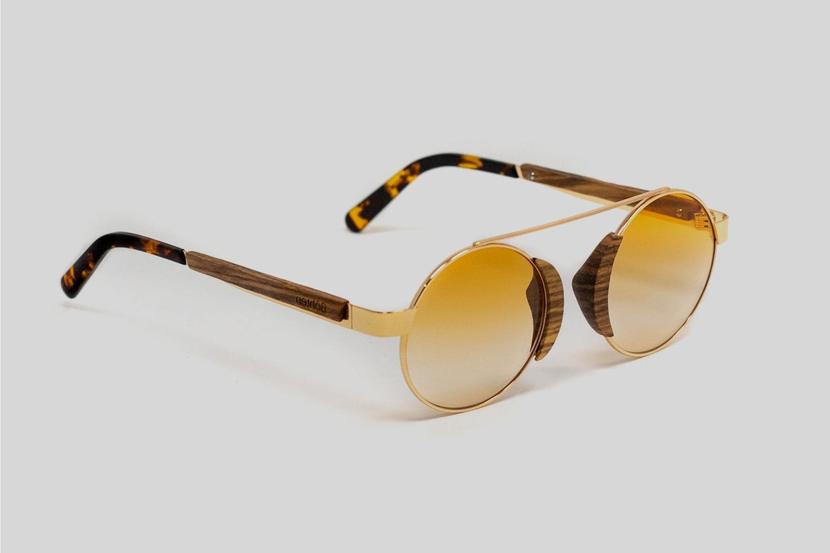 Aristotle Gold Rosewood Sun UV400