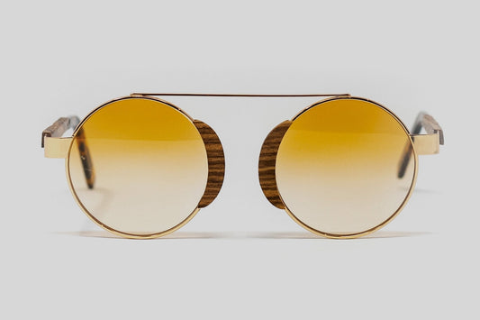 Aristotle Gold Rosewood Sun UV400