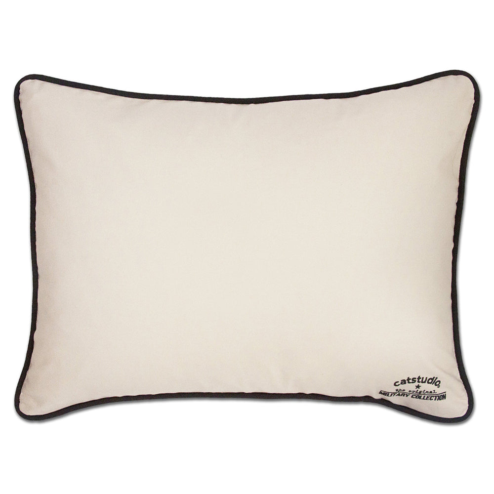 Army Large Hand-Embroidered Pillow - Osadia Concept Store