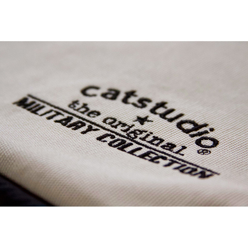 Army Large Hand-Embroidered Pillow - Osadia Concept Store