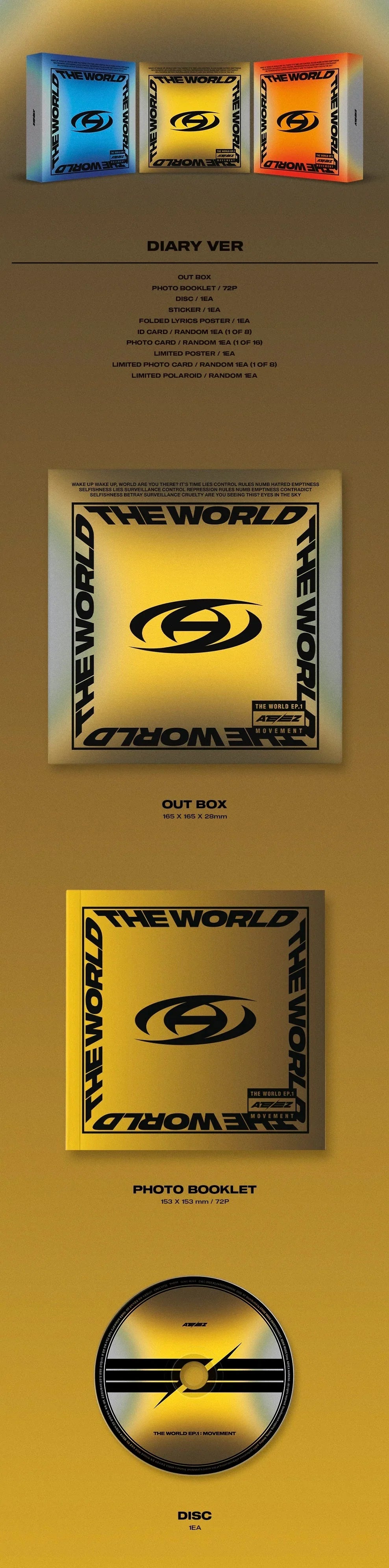 ATEEZ Album - The World Ep.1 : Movement