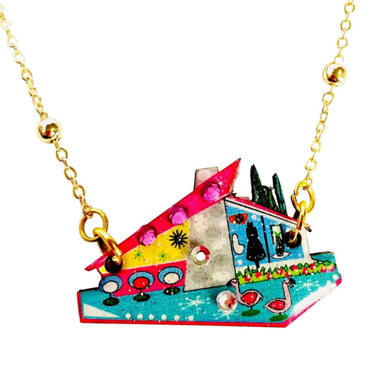 Atomic Pendant Necklace by Rosie Rose Parker