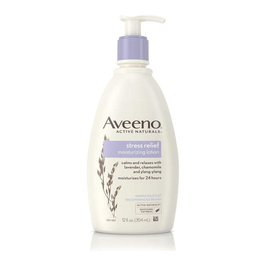 Aveeno Active Naturals Stress Relief Moisturizing Lotion, 12 Fl Oz