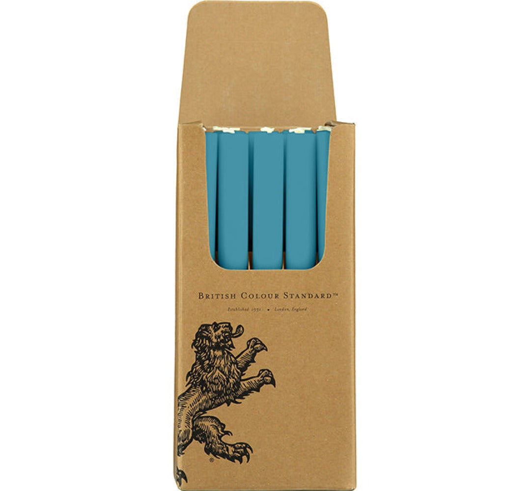 S/25 Petrol Blue Dinner Candles