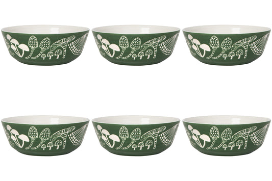 Set of 6 Bowl Imprint Wildgrove