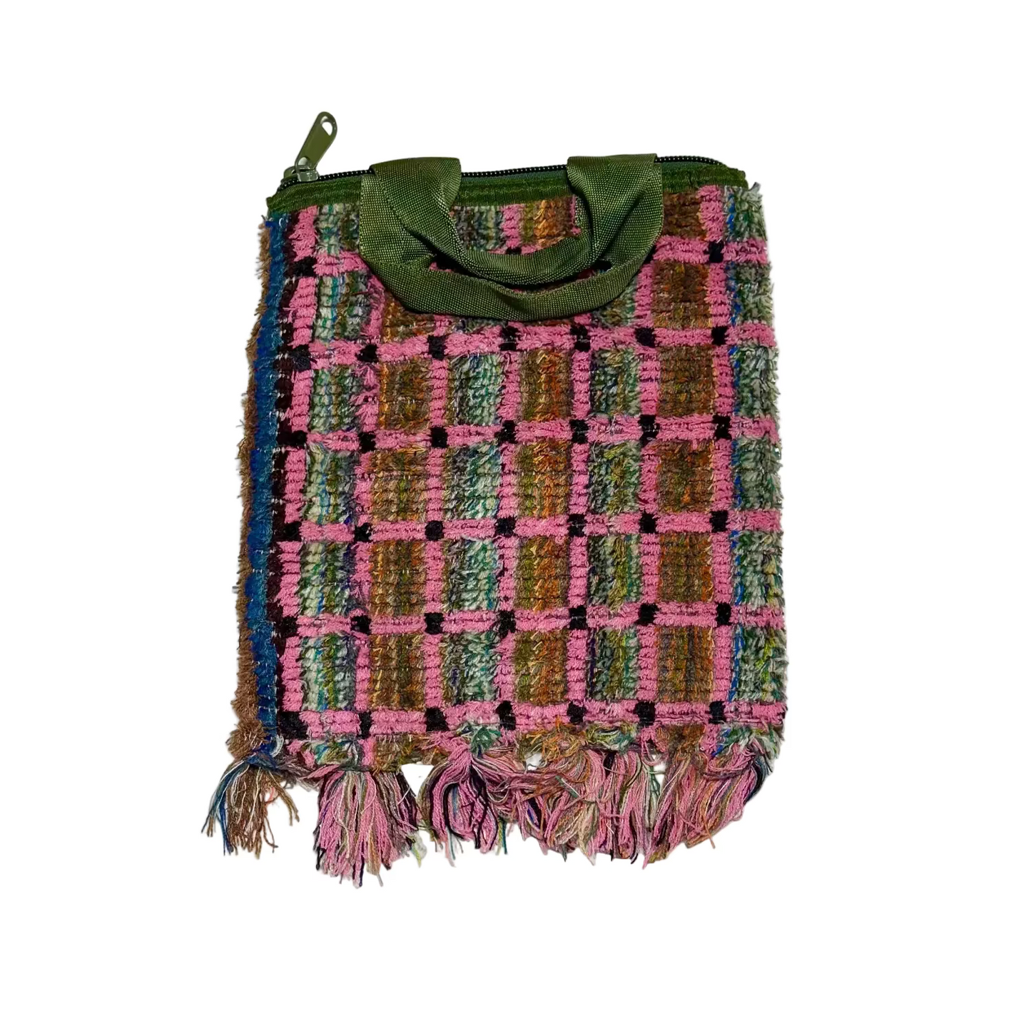 TRUCK SEAT FABRIC SMALL TOTE