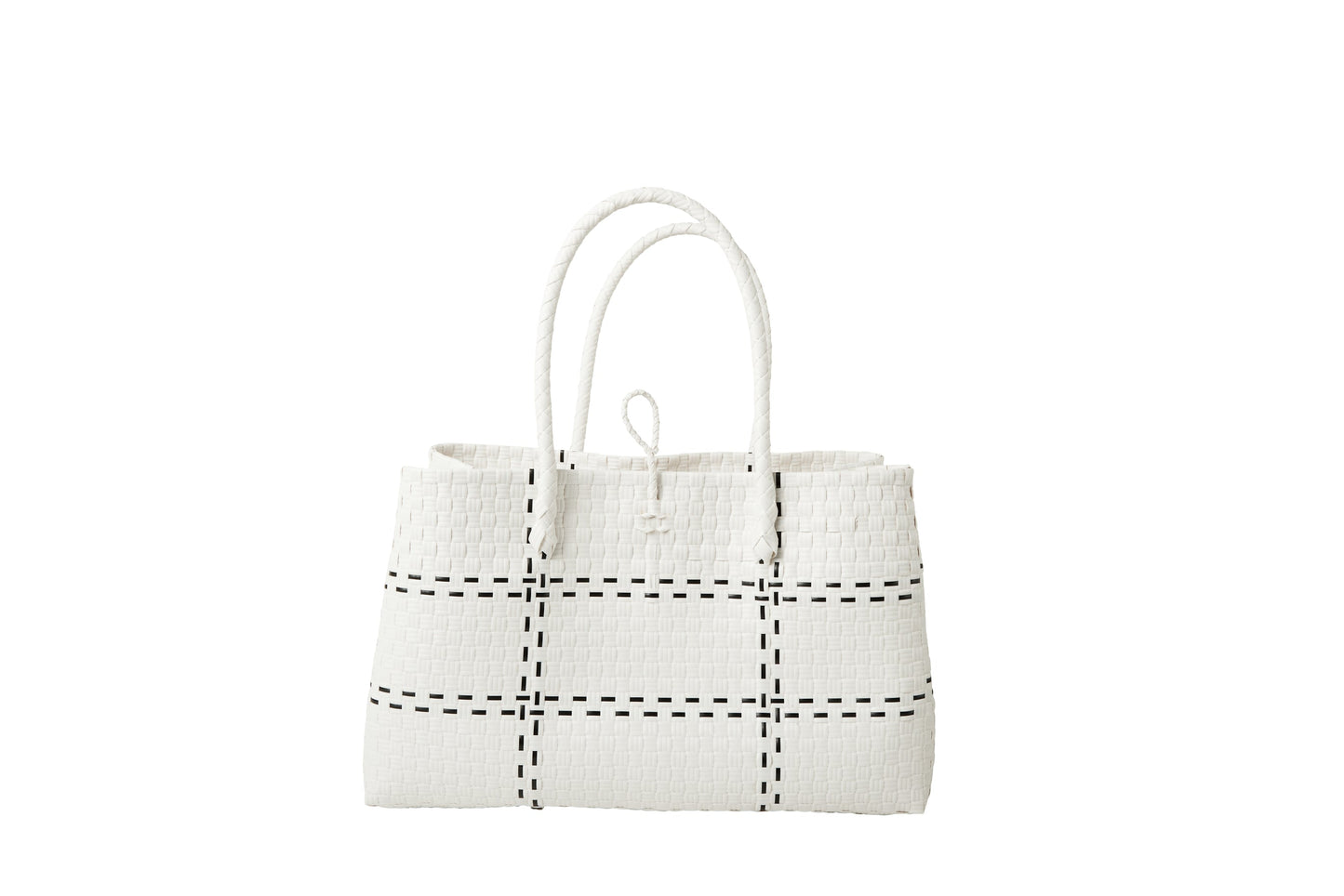 The Midi Piper Handwoven Tote · Recycled Plastic