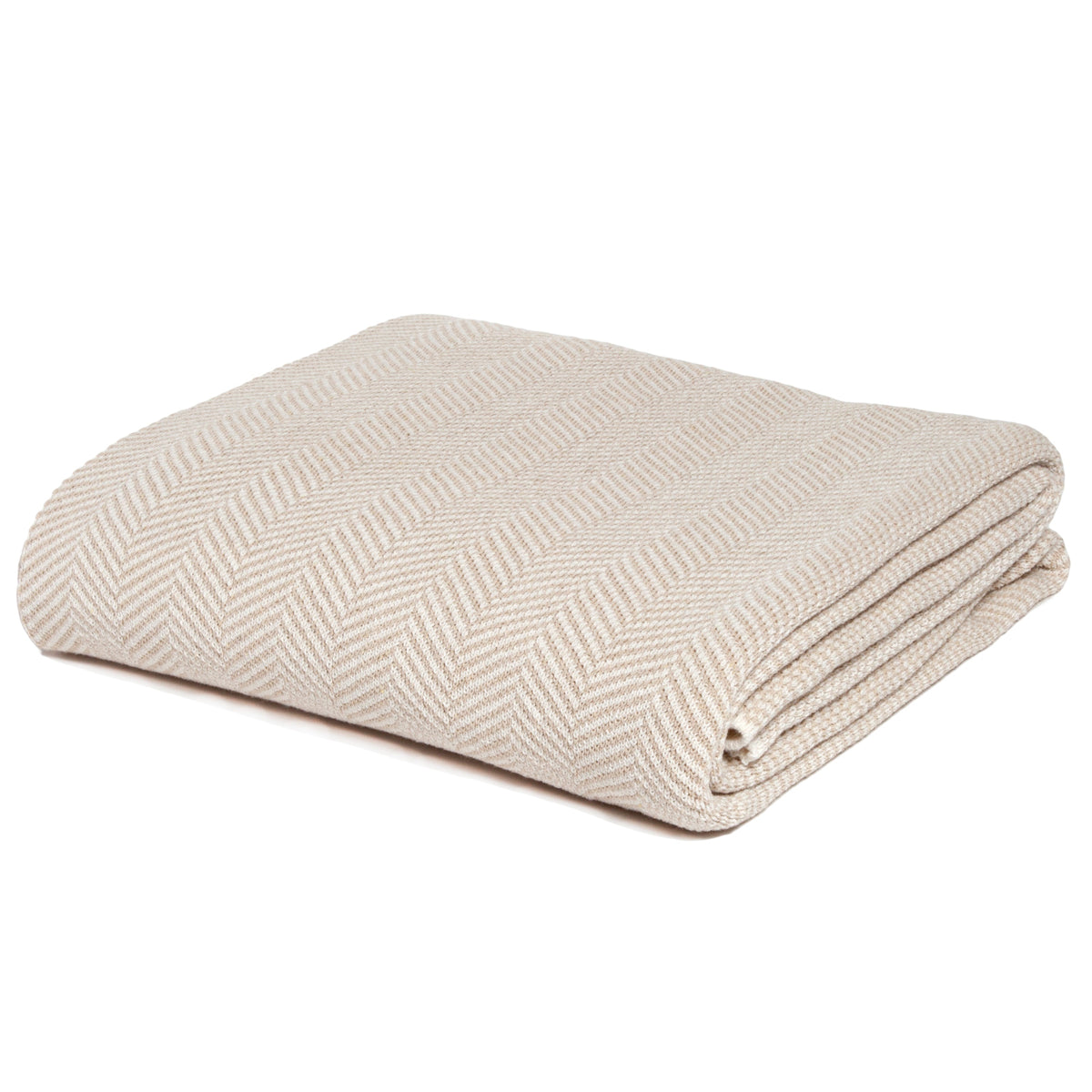 Herringbone - 60" x 80" Jumbo Sustainable Knit Throw Blanket