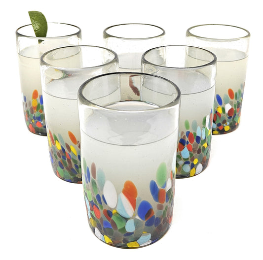 Confetti Carmen Drinking Glasses - Set of 6