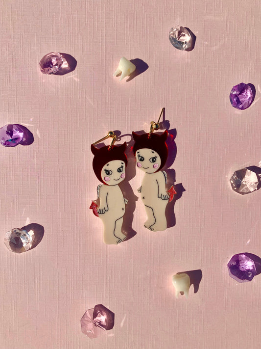 Not So Sonny Angel Acrylic Earrings