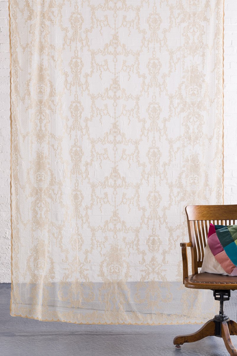 Premium Sheer Panels: The Linda - Gold