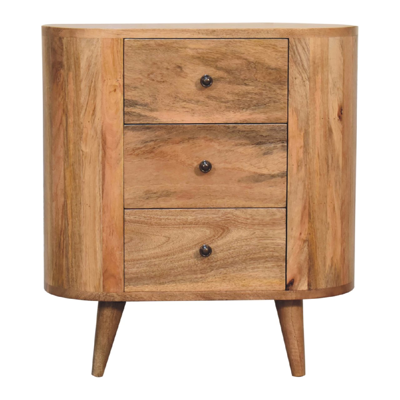 Solid Wood Mini Oak-ish Cabinet