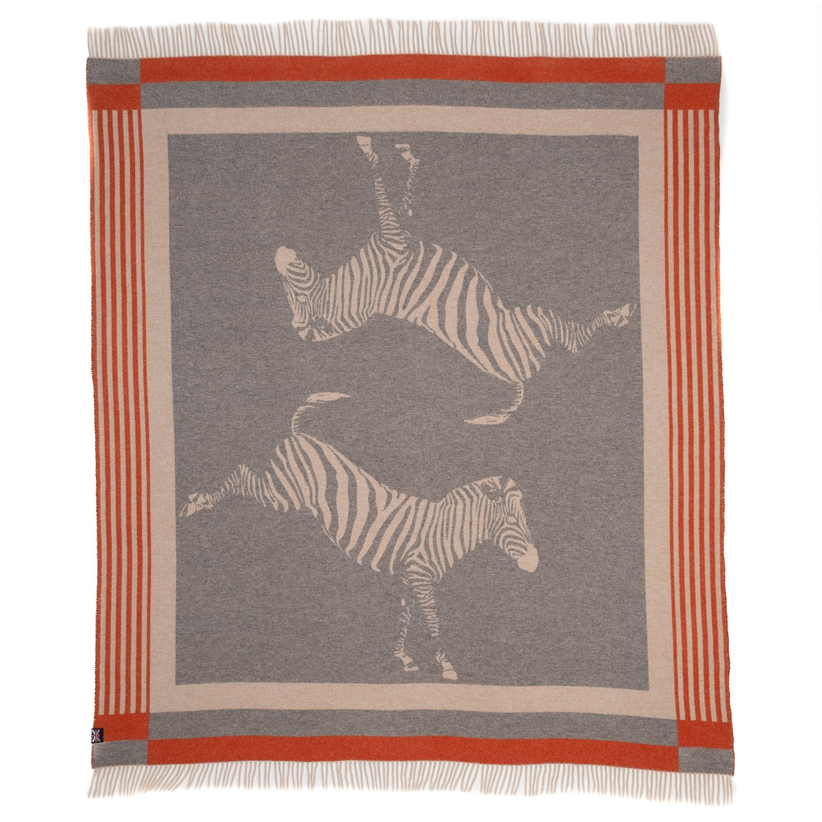 Savanna Equestrian Reversible Throw – Extra-Fine Italian Merino Wool