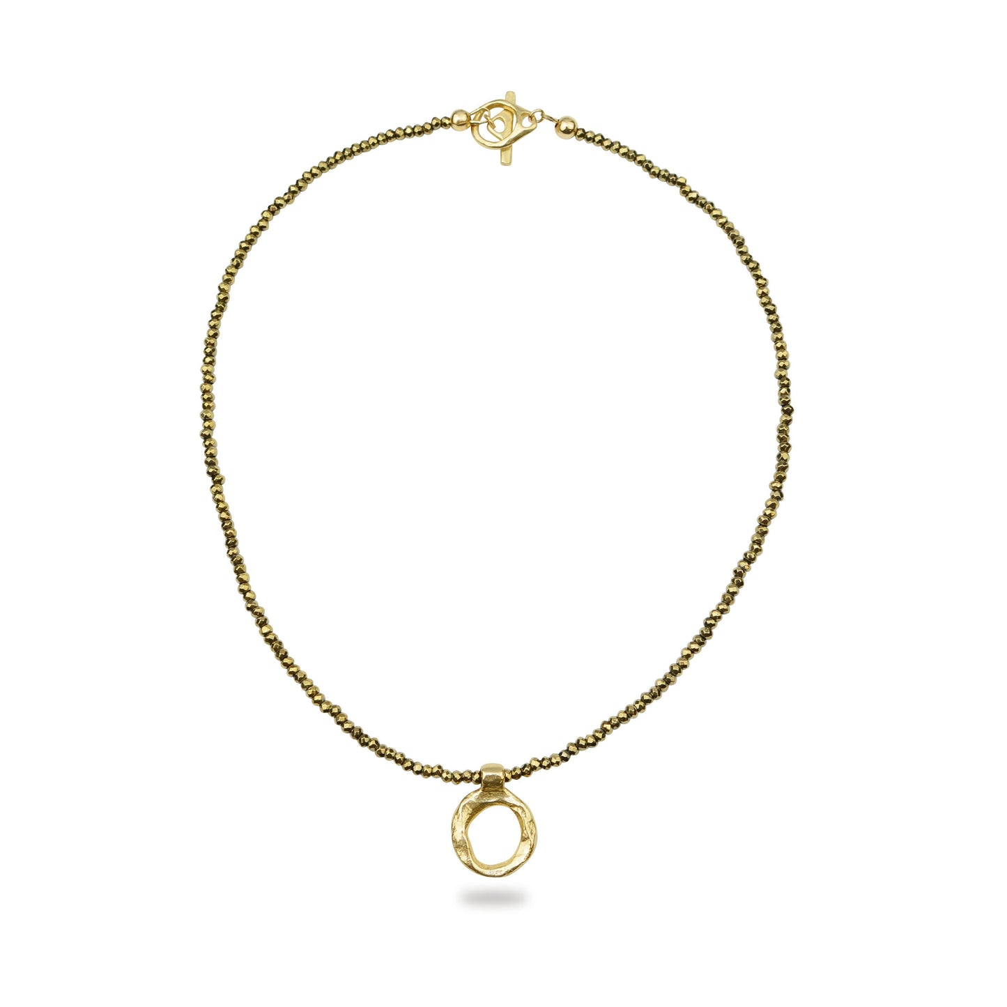 Infinity Bronze Necklace