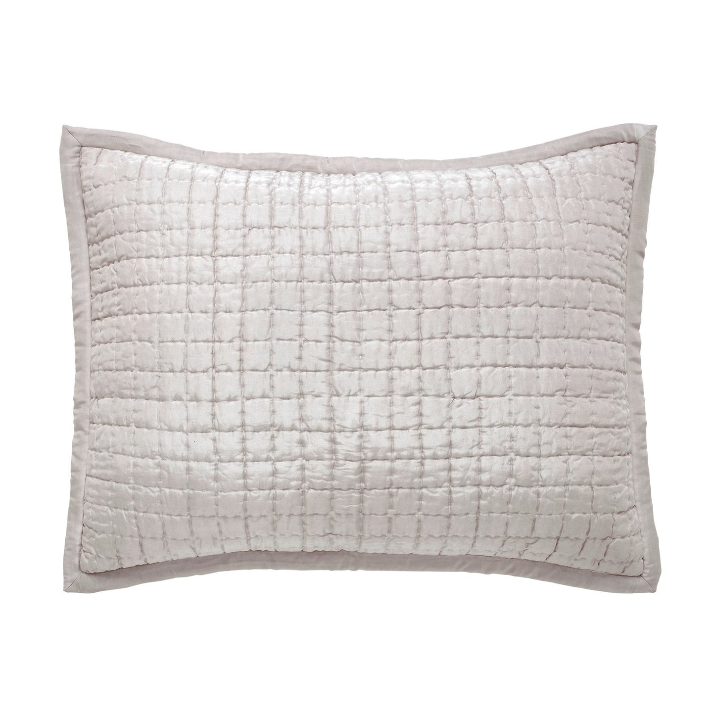 Malibu Sqaure Quilted Silk Coverlet Sham - Clearance