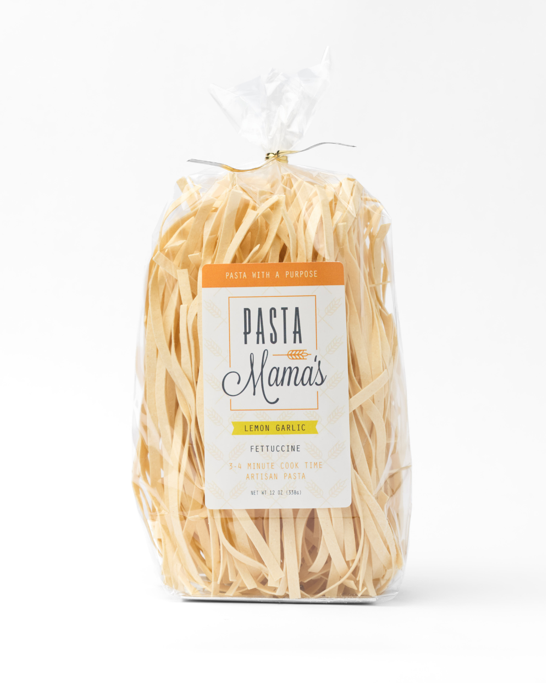 Lemon Garlic Fettuccine by Pasta Mama's